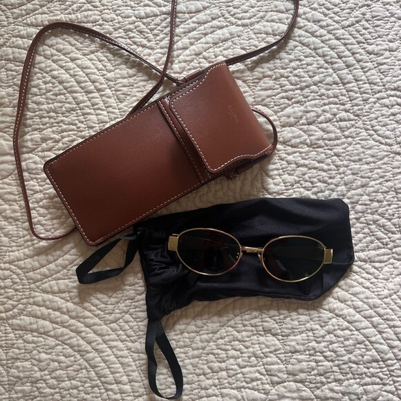 Celine Triomphe Metal 01 Sunglasses - Picture 1 of 6